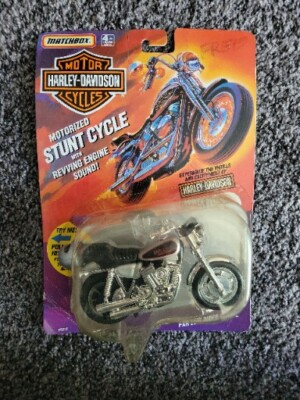 Matchbox Harley Davidson Stunt Cycle Motorized New