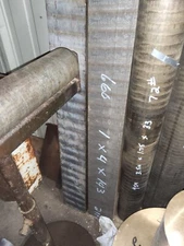 BEARING BRONZE FLAT BAR STOCK  1" x  4" OVERSIZED 660/932 Bronze 6" INCREMENTS