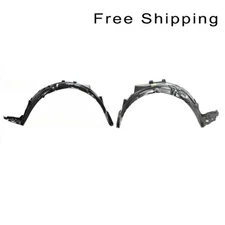 Inner Fender Splash Shield Front Set of 2 LH & RH Side Fits Honda Civic Sedan