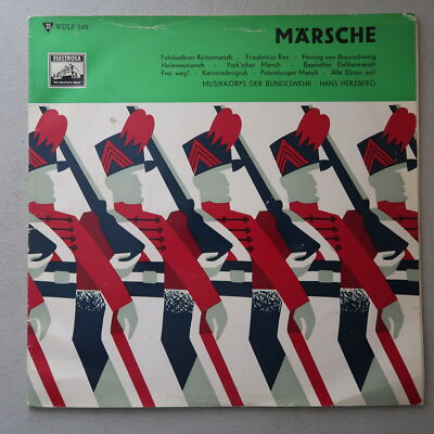 HANS HERZBERG/BUNDESWEHR MARSCHE 10'' LP ELECTROLA VG 84