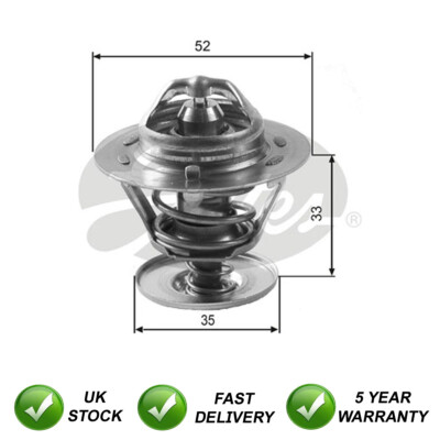 Thermostat Coolant SJR Fits Ford Focus Transit Connect Mondeo Escort
