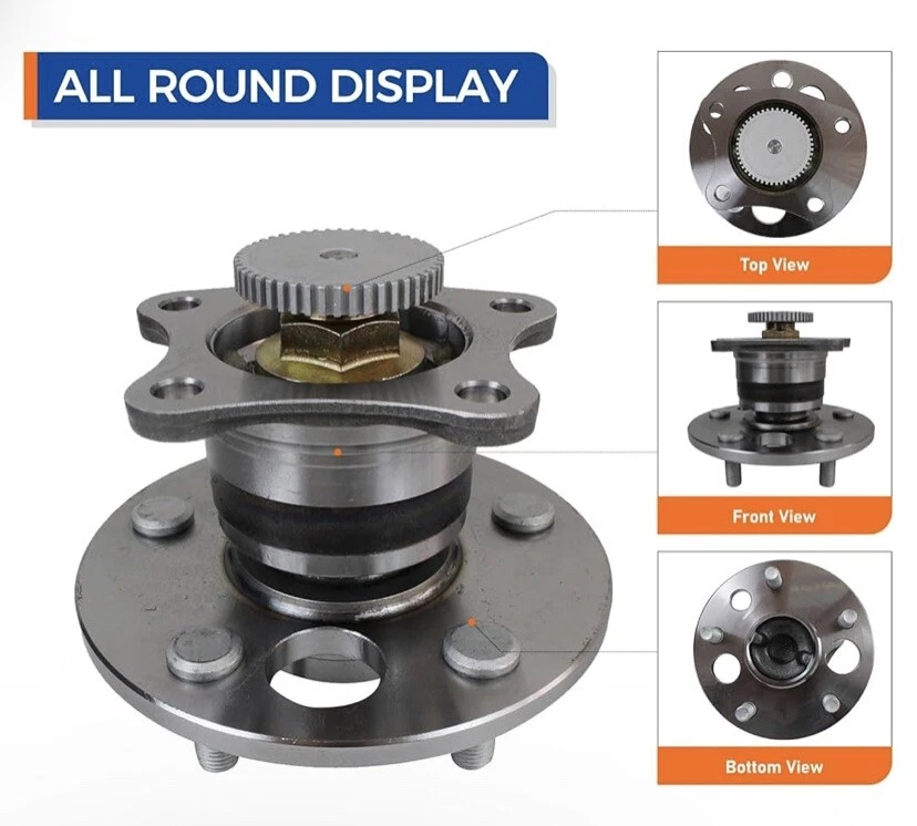 Par de cojinetes y bujes de rueda trasera para Toyota Camry Avalon Solara Lexus (leer) Foto 2 de 4