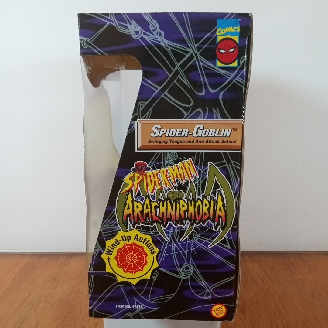 1996 Spider-Man Arachnophobia Spider-Goblin Action Figure by Toy