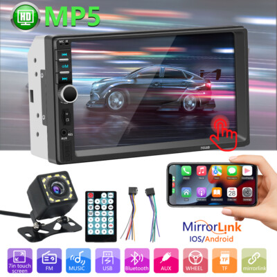 Estereo de Pantalla Con Bluetooth Android MP5 Reproductor Para Auto Carro Coche
