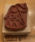 Paper Salon Baby Elephant Rubber Stamp Circus Theme Cute  Baby Shower Big Top — photo 8