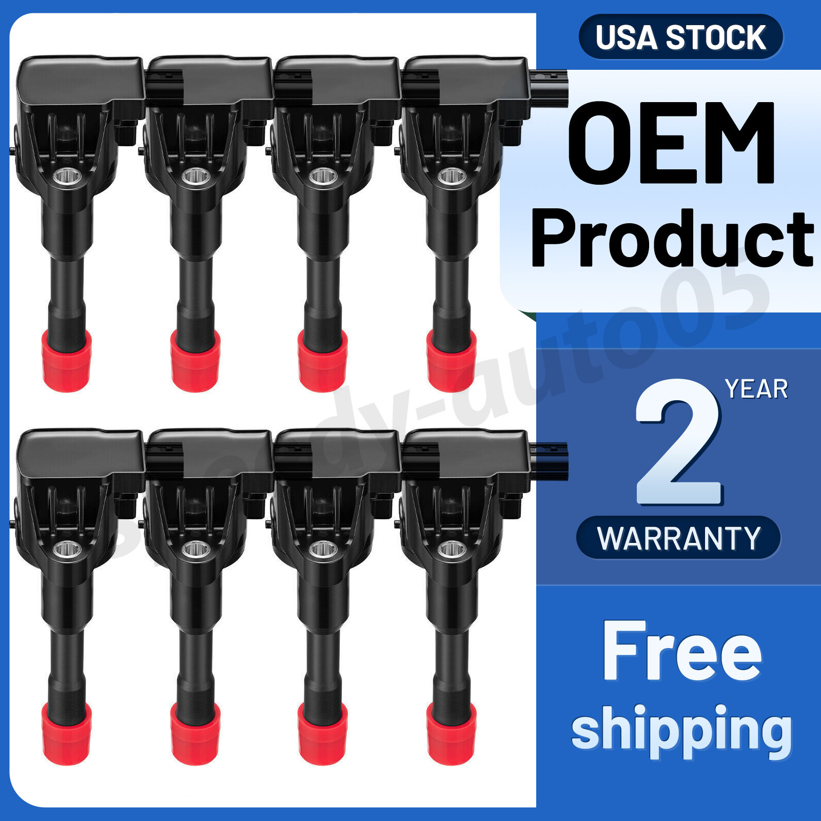 Set of 8 Ignition Coil Pack UF374 For 2003-2010 Honda Civic 1.3L l4