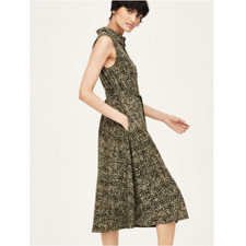 BNWT Thought Zinnia sleeveless dress in Tencel RRP £80 Size 8 & 12