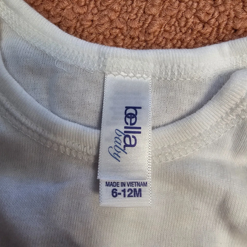 Детский цельный комбинезон I'm a Pepsi 6-12 м с коротким рукавом белый W3a - Изображение 3 из 4