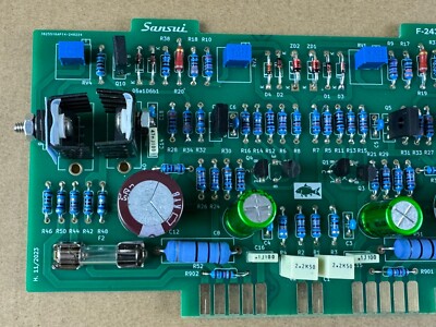 New Sansui F-2436-1 Driver Board COMPLETELY BUILT 8080 9090