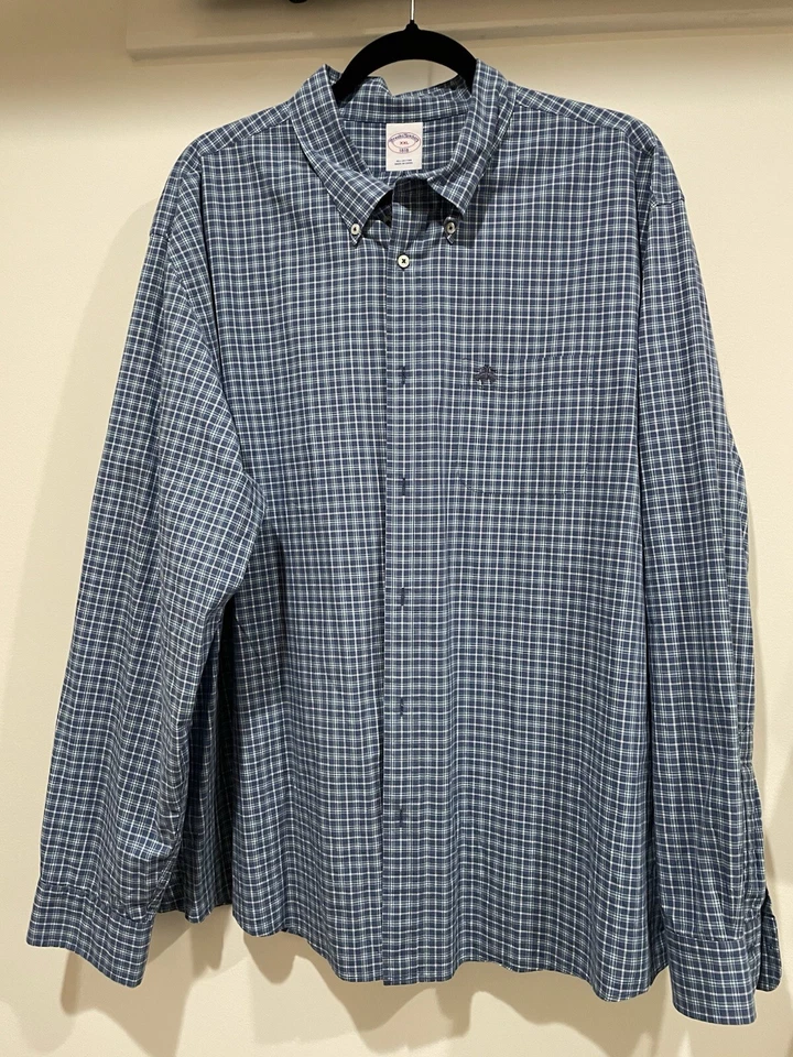 Lot of Brooks Brothers Button Down Cotton and Linen Shirts Size XXL - Image 3 of 4