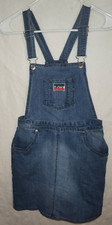 Y2K Retro Levis Girl's/teen Bib Overall Denim Jean Skirt Jumper Size XL