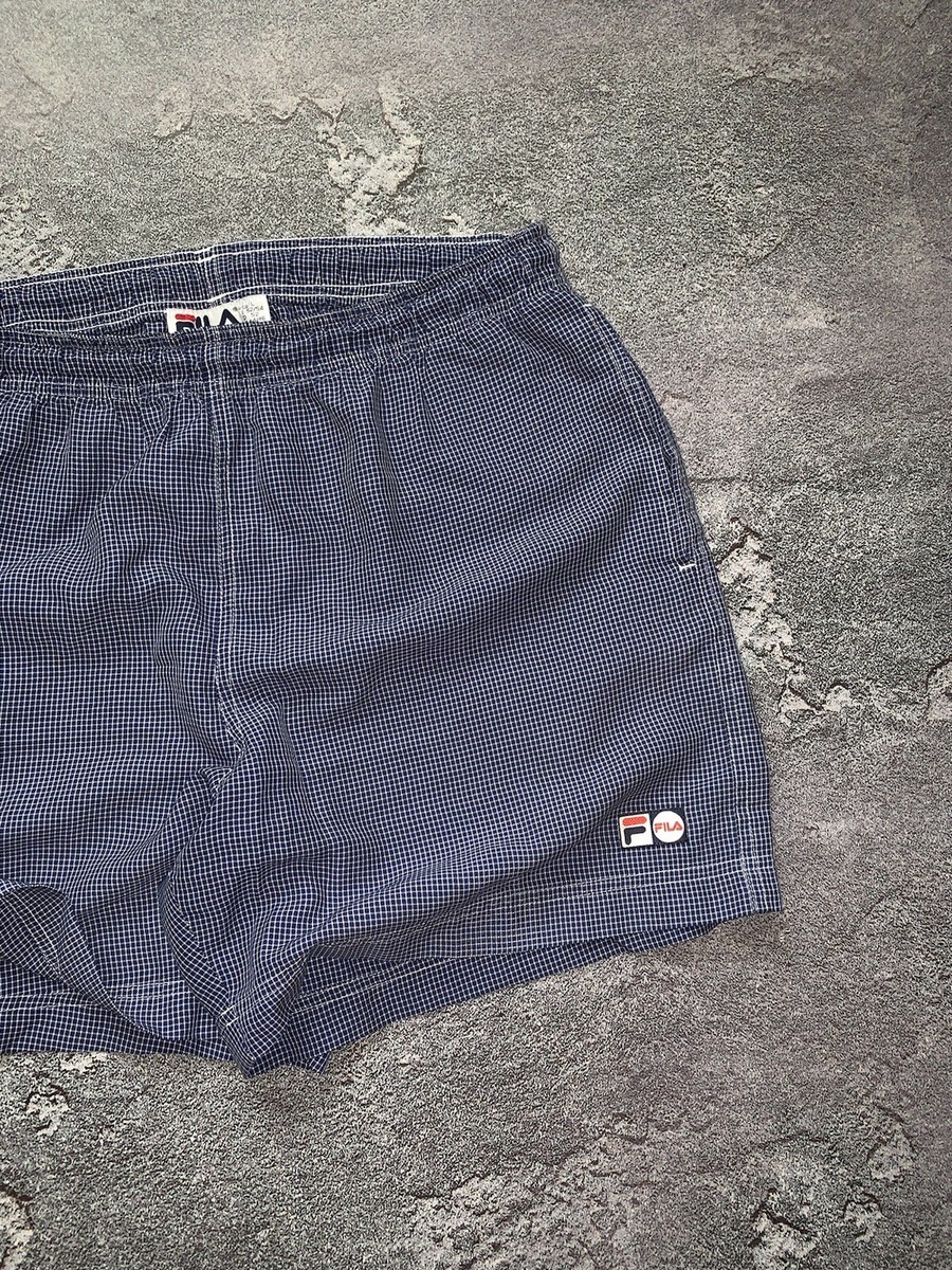 Fila L Chekered Shorts 🩳 Vintage 90s 00s Tennis Golf Beach