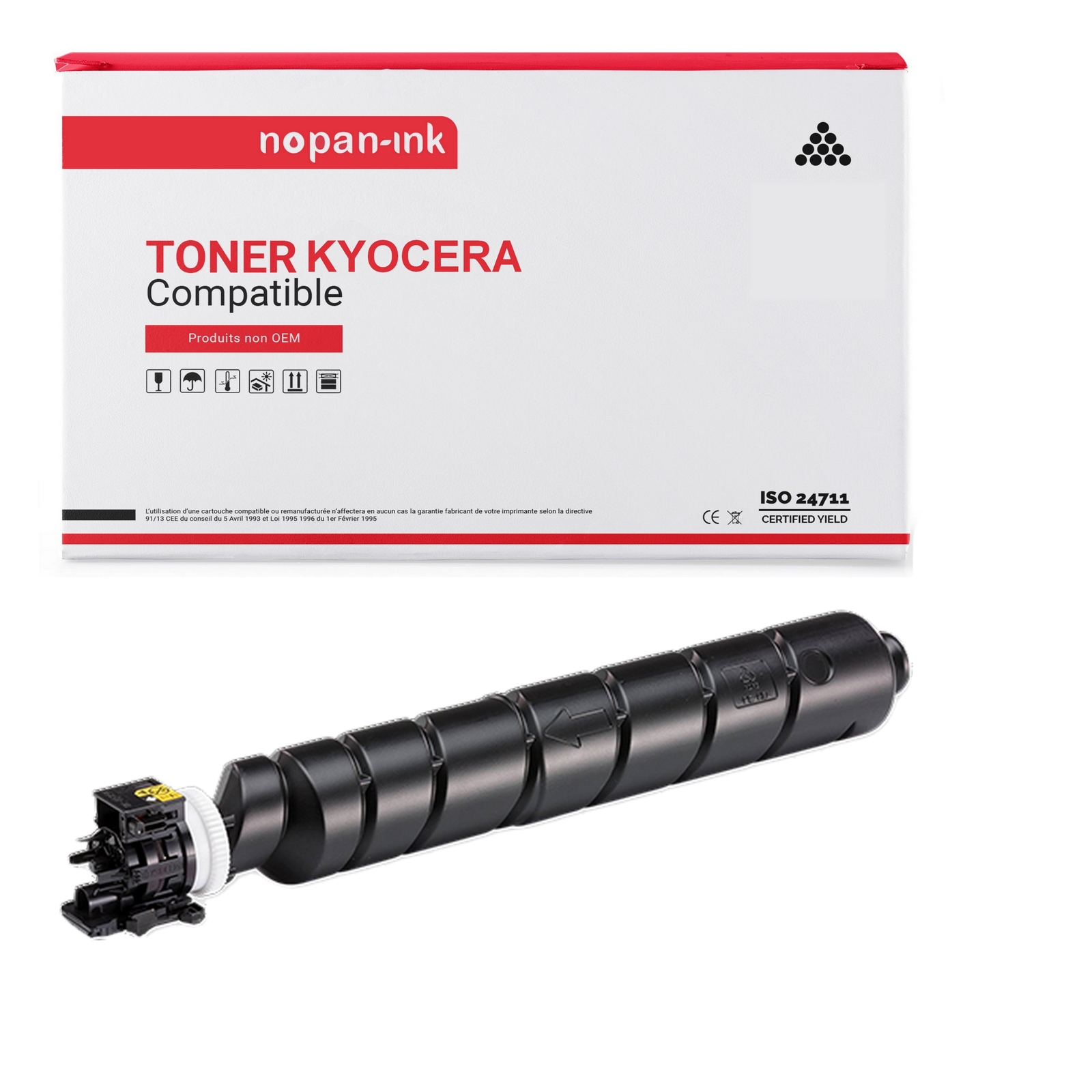 Toner KYOCERA TK8345 Noir à haute capacité pour des textes d'une netteté absolue
