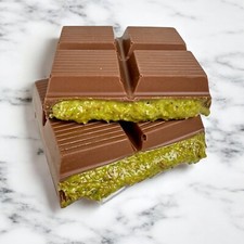 Dubai Chocolate Kunafa Pistachio, 200 gr The Original , Daily Fresh Pack of 10
