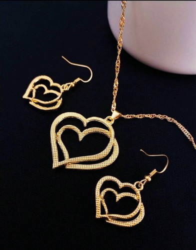 3 PIECE KIT WITH GOLDEN FASHION HEART ORNAMENT - Picture 4 of 5