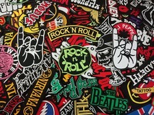 Band Music Patch Wholesale Lot Heavy Metal Punk Rock Reggae HipHop Embroidered