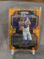 Simi Fehoko - 2021 - Prizm - Orange Disco - Rookie (RC) - #371 - Dallas Cowboys