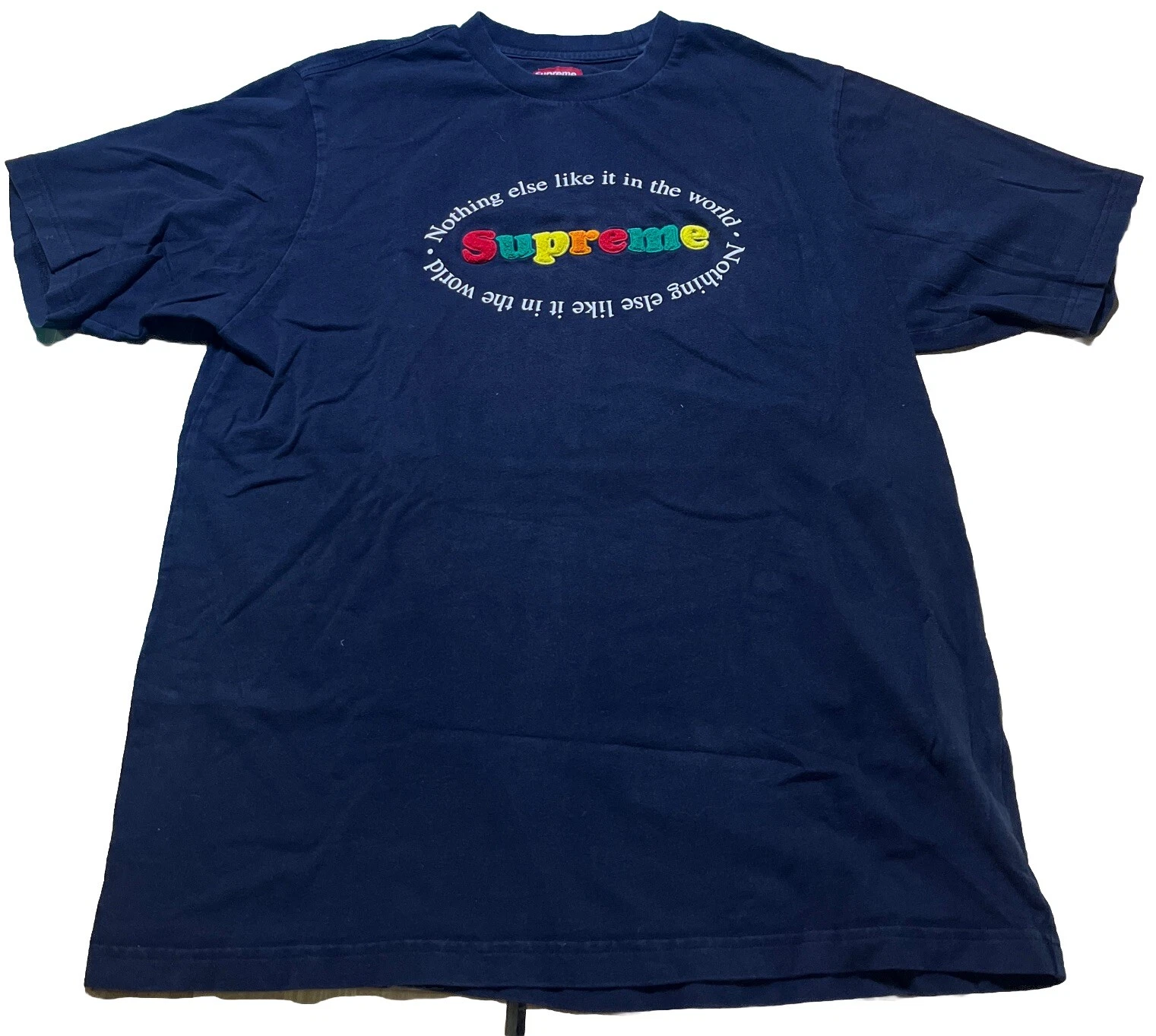 Chemise noire à manches courtes Supreme Nothing Else Like It In The World taille M