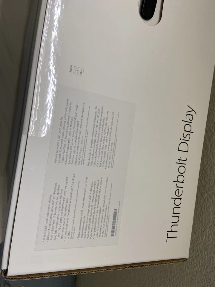 Brand New Sealed With Original Box  Apple 27" Thunderbolt Monitor A1407 Display - Image 4 of 4