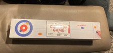 New Factory Sealed Kikkerland Table Top Curling Game Gliding Motion Travel Size