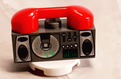FRED LOCKS CD 4枚組 レゲエ ボックスセット New LEGO CD Player Radio Box Boombox Printed Red Handle Free Stand