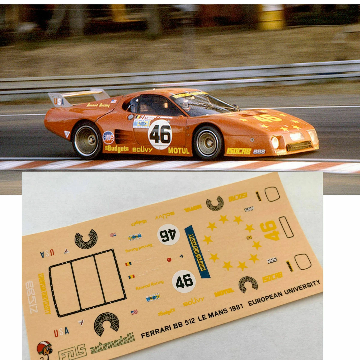 Décalcomanies Décoration 1/43 Pour Stand Ferrari - Modèle Réduit