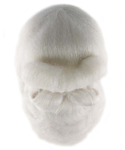 Styles Adult Men Merry Christmas Xmas Party Deluxe Santa Claus Wig And Beard Set - Picture 24 of 112