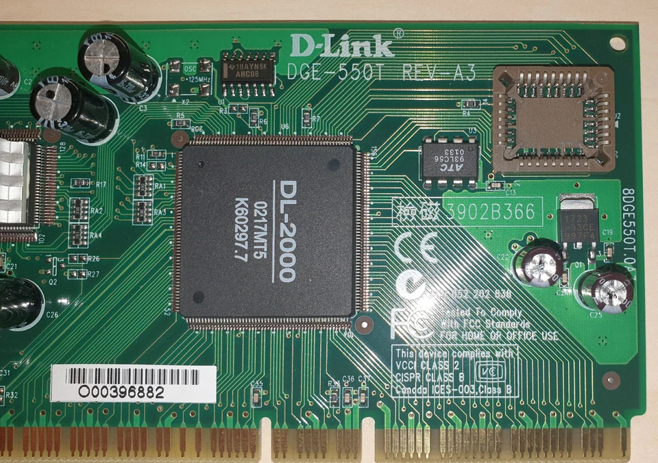 D-Link DGE-550T, Gigabit Ethernet Server Card, PCI Bus, 64/32 Bit Adapter - Bild 2 von 4