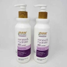 2 x Raw Sugar Cold Pressed Pineapple + Maqui Berry + Coconut Lotion 18 fl oz