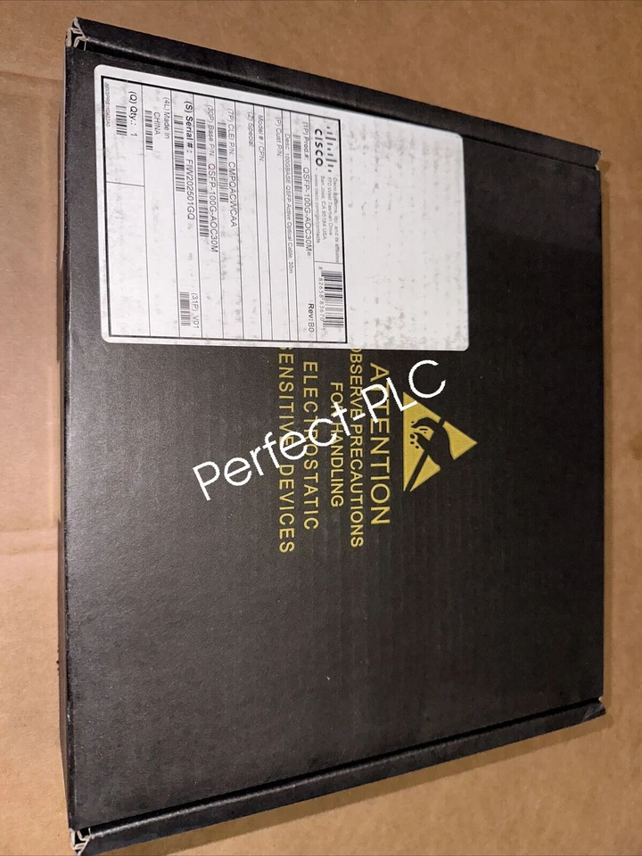 NEW Sealed Cisco QSFP-100G-AOC30M Genuine 100GBase QSFP Active Optical - Image 3 of 3