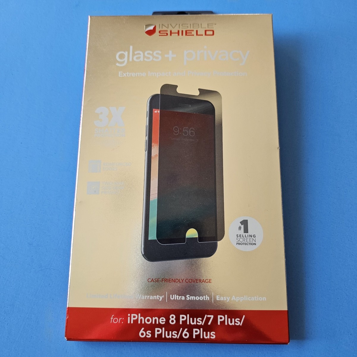 ZAGG Invisible Shield Glass+ Privacy Screen Protector iPhone