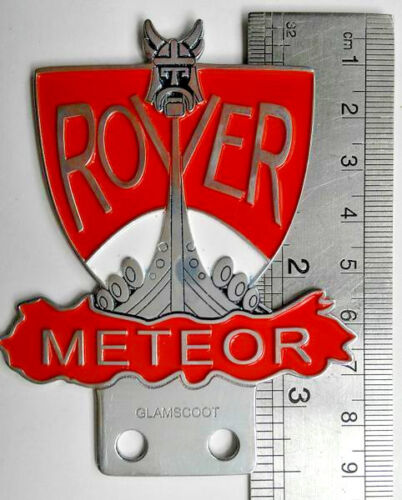 VINTAGE ROVER METEOR CLUB badge DEFENDER FOR SALE  CLASSIC series 1 2 3 a - Picture 1 of 2