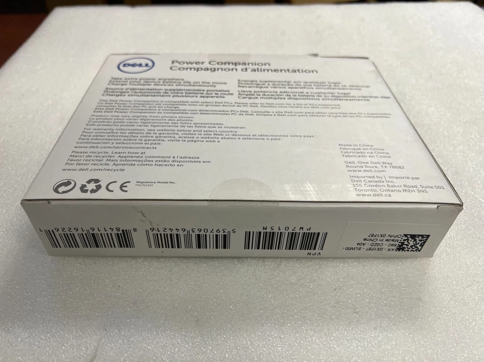 Dell PW7015MC Power Companion USB-C 12000mAh - Sealed in Box - Image 4 of 4