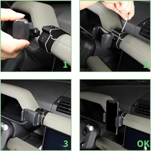 For Land Rover Defender 90 110 2020-2023 Car Dashboard Mobile Phone Holder Mount - Picture 4 of 7