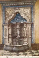MEXICO CITY - Sanborns House of Tiles - XVII Century Fountain