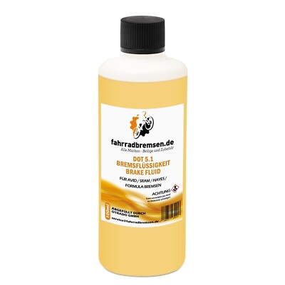 Bremsflüssigkeit 100ml DOT 5.1  für Avid SRAM Formula Hayes Fahrradbremsen