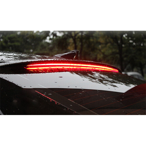 Black Roof Spoiler Tail Lip Wing Bar With LED Light For Hyundai Sonata 16-19 J - Picture 5 of 6