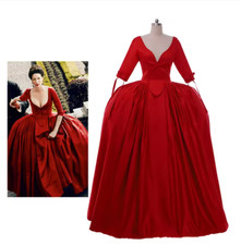 Red Costume Wedding Dresses Highland Red Wedding Dress Medieval Rococo