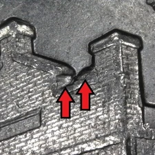 2016-P Harpers Ferry Roof Die Chip Error/Variety Cir Washington ATB Quarter