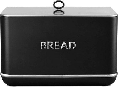 Tower Renaissance Black Bread Bin T826175BLK (Vibe Home Official)