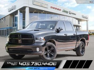 2018 RAM 1500 Sport Night Edition | Heated Seats+Steering | Rem