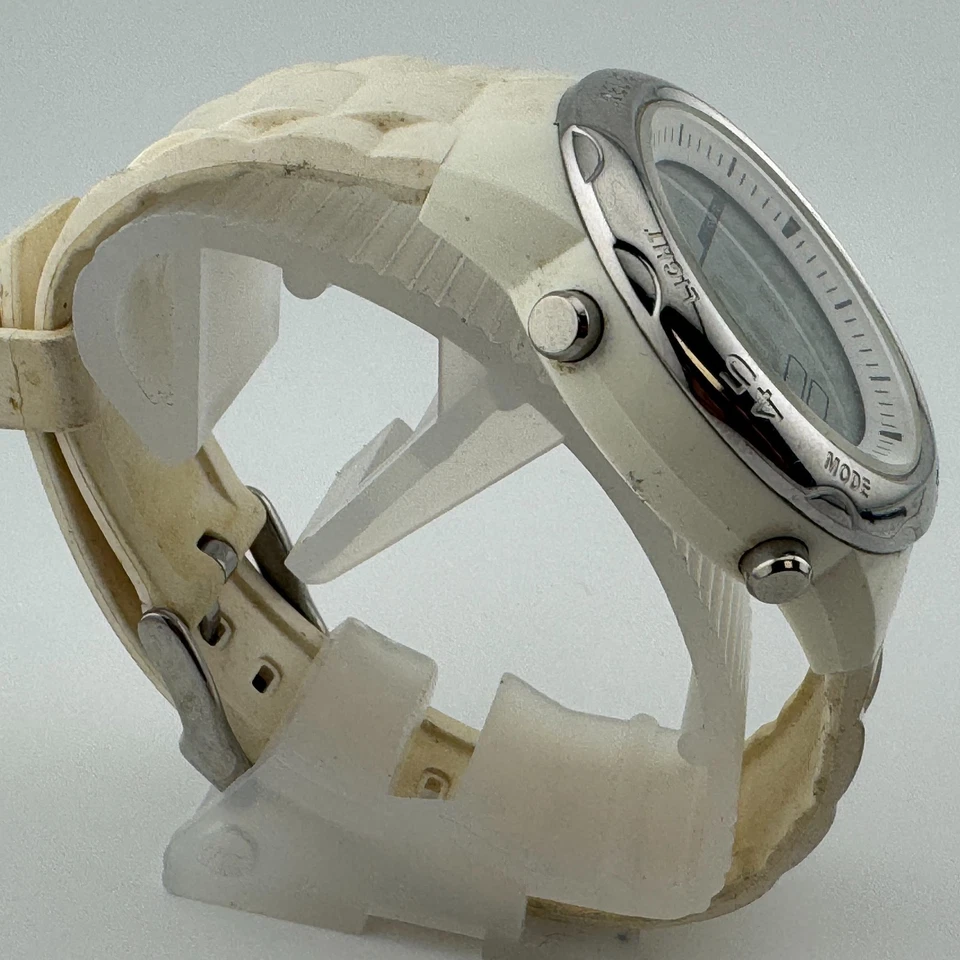 Reloj Reliquia Digital Cuarzo ZR50030 Hombre 50m Plata Blanco Alarma Cronógrafo Batería Nueva Foto 3 de 4