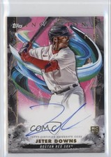2023 Inception Base Rookie and Emerging Stars Magenta 73/99 Jeter Downs Auto 9on