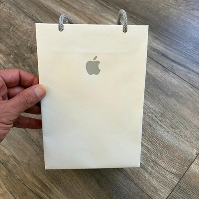 Apple Store echt kleine Papiertüte iPhone AirPods Hüllen Luxus Geschenk 22x15x8 