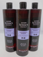 FREE POSTAGE!! Avon Lavender and Ginger Bath and Shower Elixir x3