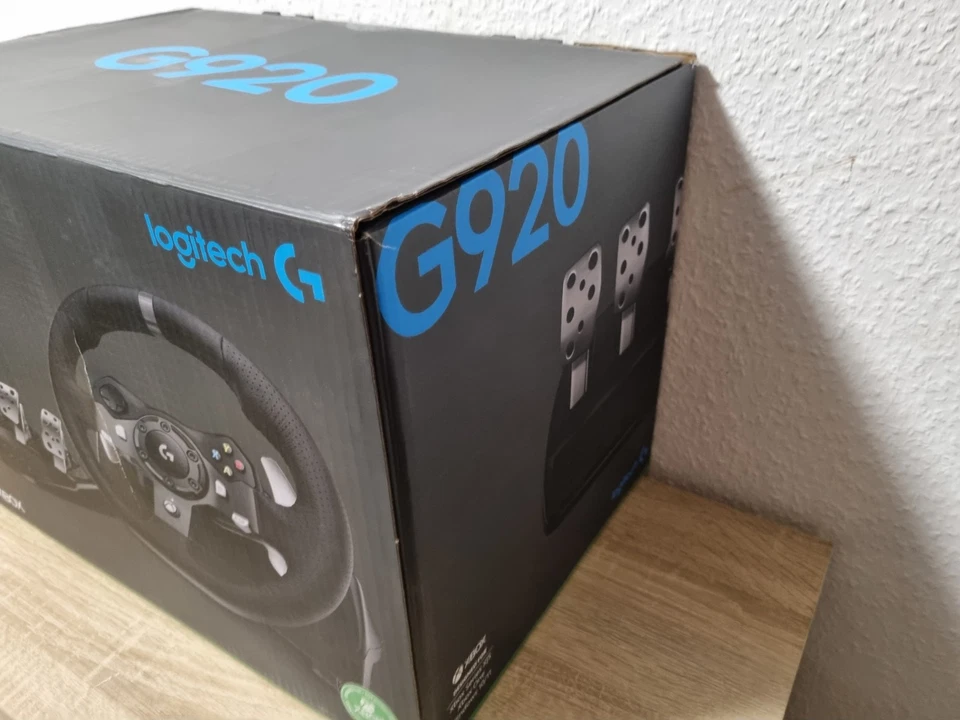 Logitech G920 Driving Force Rennlenkrad für Xbox One/Pc & OVP - Bild 3 von 4