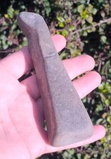 Indian Artifacts Plummet Zoomorphic Stylized 6" Pre 1600 Slate California