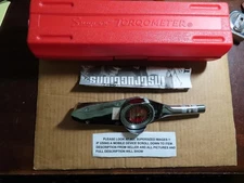 SNAP ON TOOLS 1/4" TORQOMETER DIAL TORQUE WRENCH TE1A 0-15 IN POUNDS NEW UNUSED