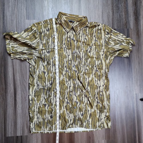 Drake Waterfowl Mossy Oak Shirt L Bottomland TreeStand Short Sleeve Button - Picture 4 of 9