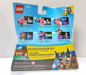 Lego Dimensions Homer Simpson Springfield Adventure 98 Pcs Level Pack 71202 NIB